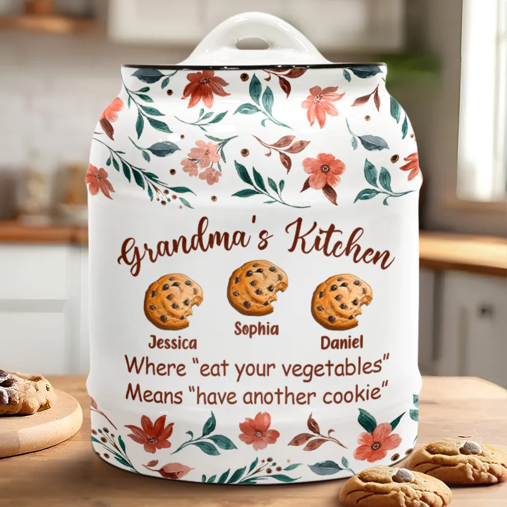 Grandma's Kitchen Have Another Cookie - Personalized Cookie Jar