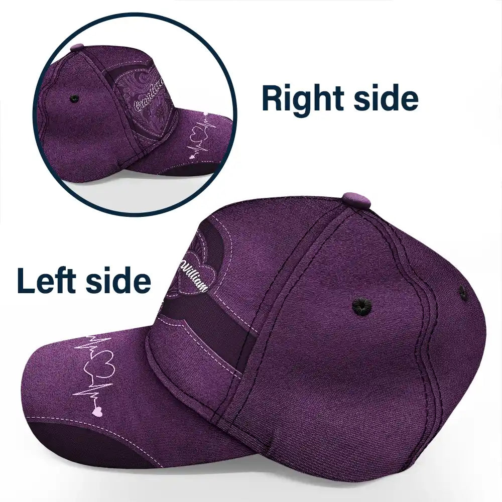 Gift For Grandma, Gift For Mother, Gift For Women, Happy - Grandma's Little Sweethearts - Personalized Classic Cap