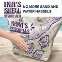 Gift For Grandma, Summer, Proud, Icon - Grandmas And Moms Seashells - Personalized Beach Bag