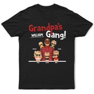 Gift For Husband,Gift For Yourself,Gift For Men,Gift For Uncle,Gift For Grandpa,Grandpa - Grandkids,Gift For Father,Dad - Children,Dad - Daughters (Young),Dad - Sons,Happy - Grandpa's Gang - Personalized T Shirt