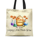 Teacher, Back To School - Grow With Teacher - Personalized Tote Bag