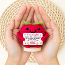 Gift For Kids, Gift For Grandkids, Love - Growth Is Often A Messy Process - Personalized Doll Crochet With Custom Card