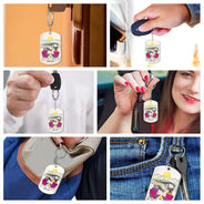 Home Is Where We Park It - Gift For Camping Lovers - Personalized Aluminum Keychain
