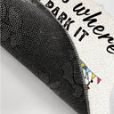 Home Is Where You Park It One Person - Gift For Women Men Loves Camping - Personalized Doormat