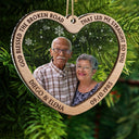 Custom Photo From Our First Kiss Till Our Last Breath - Christmas Gift For Couples - Personalized 2-Layered Mix Ornament
