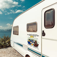 Home Is Where We Park It - Gift For Camping Lovers - Personalized Camping Decal, Decor Decal