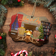 You And Me We Got This - Gift For Couples - Personalized Medallion Wooden Ornament