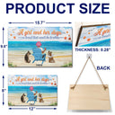 And She Lived Happily Ever After - Gift For Dog Lovers - Personalized Wood Rectangle Sign