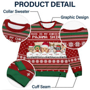 This Is My Christmas Pajama Shirt - Gift For Dog Cat Lovers - Personalized Unisex Ugly Sweater