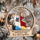 Here's To Another Year Of Excessive Drinking - Christmas Gift For Besties - Personalized 2-Layered Mix Ornament