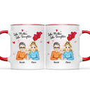 Like Mother Like Daughter - Gift For Mother - Personalized Accent Mug