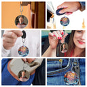 Custom Photo Always Loved Never Forgotten - Memorial Gift For Family - Personalized Acrylic Keychain