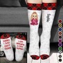 Growing A Tiny Human - Pregnancy Gift, New Mom Gifts, Mom Socks, Expecting Mom, Baby Shower Gift - Personalized Socks