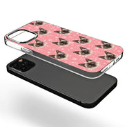 Custom Photo Pet Faces Human Faces - Gift For Dog Lovers, Cat Lovers, Men, Women - Personalized Clear Phone Case