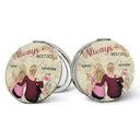 Always Besties - Gift For Best Friends, Besties - Personalized Circle Compact Mirror