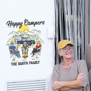 Making Memories One Campsite At A Time - Gift For Camping Family - Personalized Camping Decor, Decor Decal
