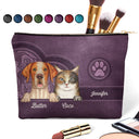 Cute Dogs And Cats Aesthetic Pattern - Birthday, Loving Gift For Pet Lovers, Dog Mom, Cat Mom - Personalized Cosmetic Bag