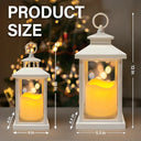 Memorial, Sad, Family, Parents, Gift For Grandparents - Custom Photo This Candle Burns In Loving Memory - Personalized LED Candle Lantern