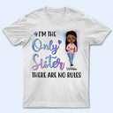 The Rules Sister Brother - Family Sibling Gift - Personalized Custom Hoodie