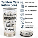 The Love Between Is Forever - Gift For Family - Personalized Custom Tumbler