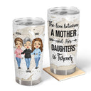 The Love Between Is Forever - Gift For Family - Personalized Custom Tumbler