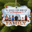 The Greatest Gift Our Parents Gave Us Was Each Other - Christmas Memorial Gift For Siblings, Parents, Family - Personalized Medallion Wooden Ornament