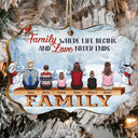 The Greatest Gift Our Parents Gave Us Was Each Other - Christmas Memorial Gift For Siblings, Parents, Family - Personalized Medallion Wooden Ornament
