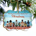 The Love Between Parents & Daughters Sons Is Forever - Christmas Gift For Mother And Father - Personalized Custom Wooden Ornament