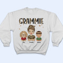 Grandma With Grandkids - Birthday, Loving Gift For Mom, Mother, Nana, Grandmother, Grandparents, Family - Personalized Custom T Shirt