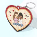 In Case You Need A Little Reminder Couple - Anniversary, Birthday Gift For Spouse, Husband, Wife, Boyfriend, Girlfriend - Personalized Custom Heart Shaped Acrylic Keychain