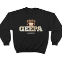 Vintage Map Papa Title - Birthday, Loving Gift For Dad, Father, Papa, Grandpa, Grandfather - Personalized Custom T Shirt