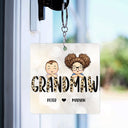 Leopard Nana Title - Birthday, Loving Gift For Mom, Mother, Mama, Grandma, Grandmother - Personalized Custom Acrylic Keychain