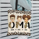 Leopard Nana Title - Birthday, Loving Gift For Mom, Mother, Mama, Grandma, Grandmother - Personalized Zippered Canvas Bag