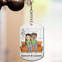 Drive Safe No One Else Will Tolerate Me - Birthday, Loving, Anniversary Gift For Spouse, Husband, Wife, Couple - Personalized Aluminum Keychain