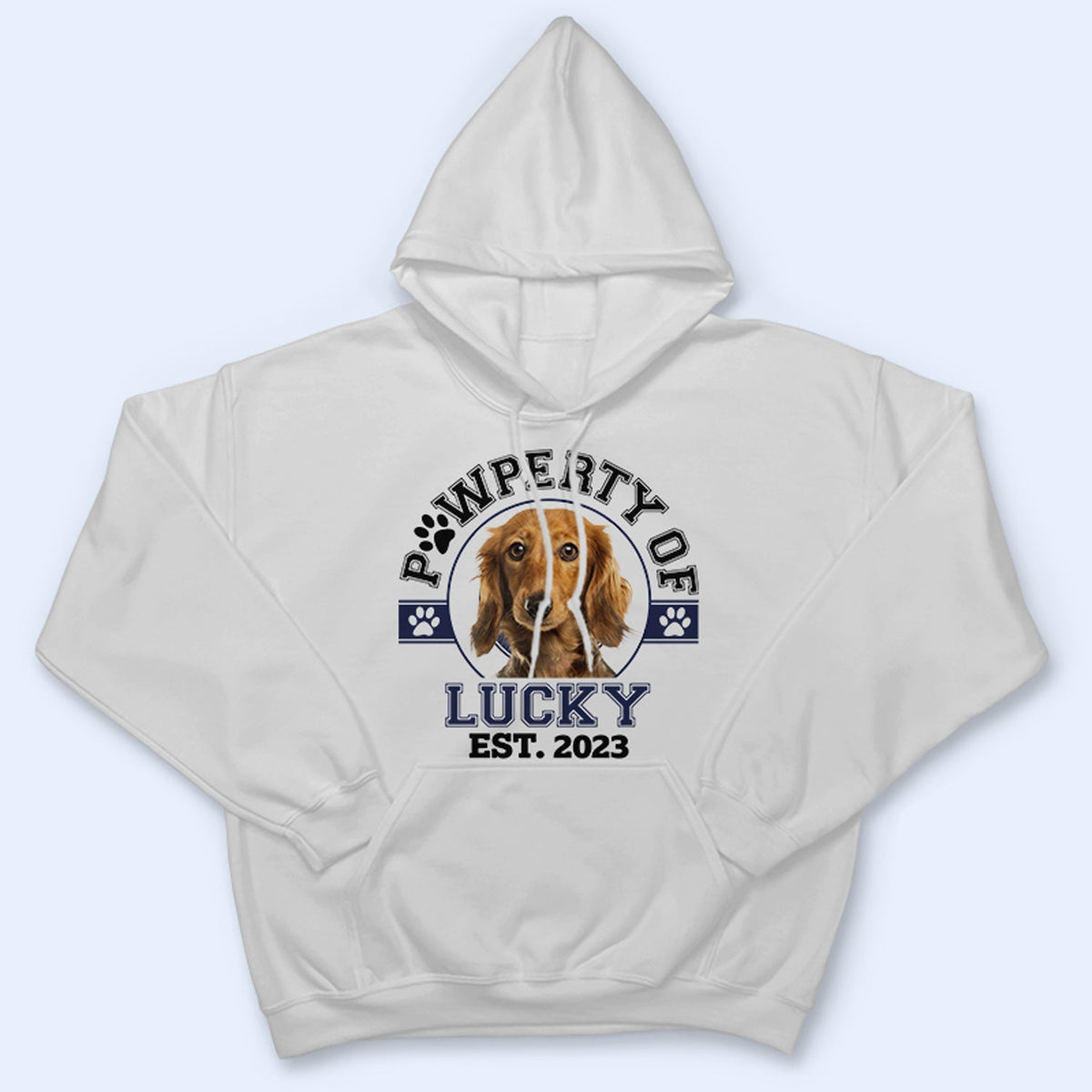 Custom Photo Pawperty Of - Gift For Dog Lovers, Cat Lovers - Personalized Sweatshirt