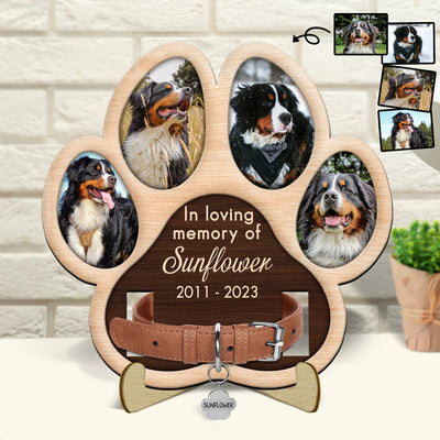 2-Layered Wooden Plaque With Stand