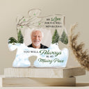 Custom Photo Always Be Our Missing Piece - Loving, Memorial Gift For Family, Siblings, Friends - Personalized Puzzle Shaped Acrylic Plaque