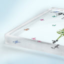 Granny's Garden Love Grows Here - Birthday, Loving Gift For Mom, Mum, Mother, Nana, Grandma - Personalized Square Shaped Acrylic Plaque