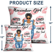 A Mouth She Can't Control - Gift For Yourself, Gift For Women - Personalized Pillow