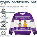 Annoying Each Other Since - Christmas Gift For Couples - Personalized Unisex Ugly Sweater