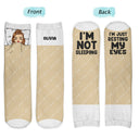Just Resting My Eyes - Gift For Yourself - Personalized Socks