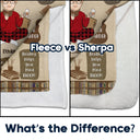 Chibi Reading My Reading Blanket - Gift For Book Lovers - Personalized Fleece Blanket