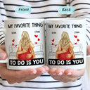 Started With A Message - Gift For Couple - Personalized Mug