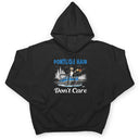 Pontoon Queen Captain Pontoon Hair Don't Care - Personalized T Shirt