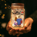 Gift For Couples,Gift For Husband,Gift For Wife,Gift For Boyfriend,Gift For Girlfriend,Love - Couple I'll Choose You - Personalized Mason Jar Light