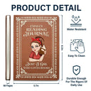 Reading, Gift For Yourself, Gift For Women - A Girl Who Loves Books Reading Journal - Personalized Leather Journal
