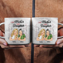Gift For Mother,Gift For Daughter,Mom - Daughters (Adult),Love - Mother And Daughter Forever - Personalized Marble Mug