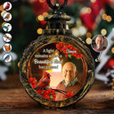 Christmas,Memorial,Custom Photo,Family,Sad - Custom Photo A Light Remains Where A Beautiful Soul Has Passed - Personalized Candlelight Lantern Ornament