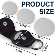 Custom Photo In Case You Need A Little Reminder - Personalized Leather Pocket Hug