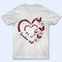 Mom Grandma Butterfly - Gift For Mother, Grandmother - Personalized T Shirt